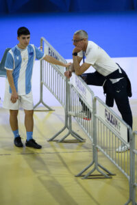 Teqball EU Teq Games at Pala Pellicone in Rome (Italy), April 5, 2025.
