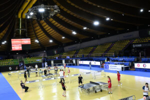 Teqball EU Teq Games at Pala Pellicone in Rome (Italy), April 5, 2025.
