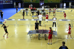 Teqball EU Teq Games at Pala Pellicone in Rome (Italy), April 5, 2025.